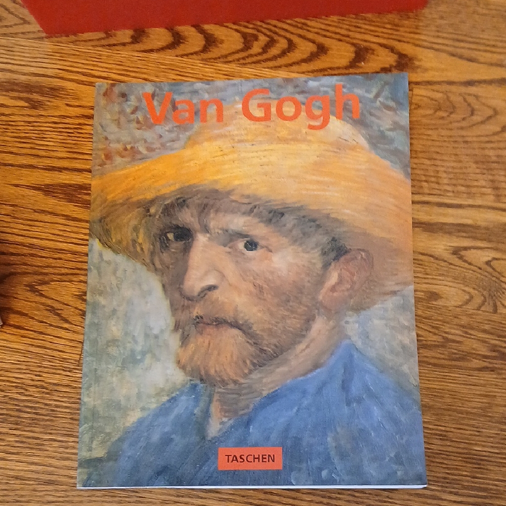 Taschen Van Gogh Art Book with Blue and Orange Cover